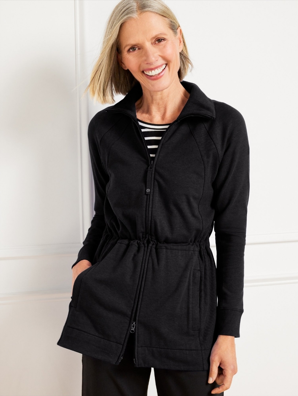 T By Talbots Modal French Terry Jacket SP